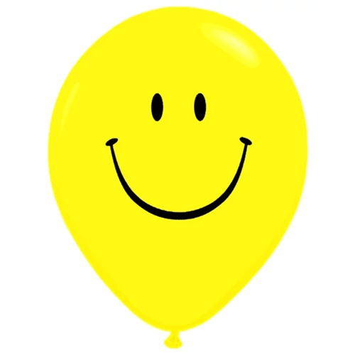 12 cm-es smiley gumi lufi