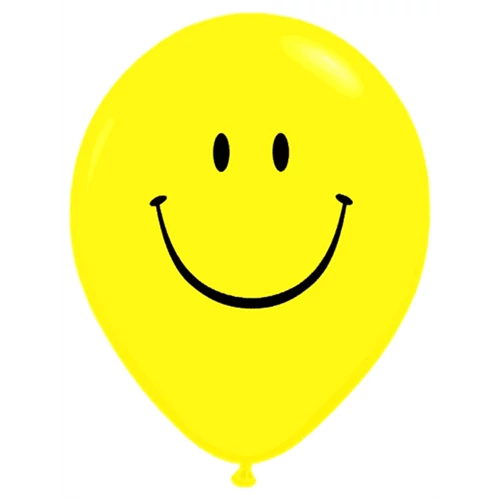 40 cm-es smiley gumi lufi