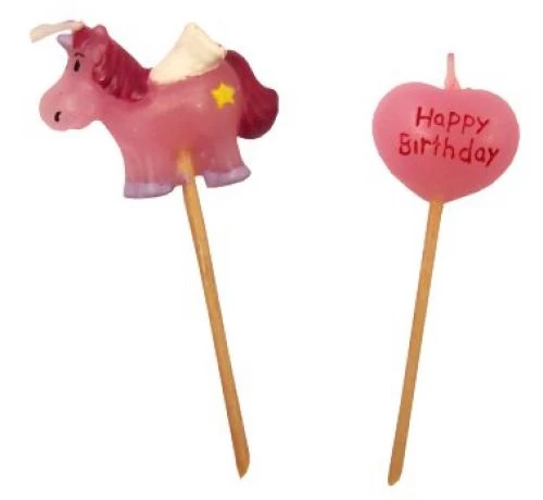 Pónis Happy Birthday gyertya