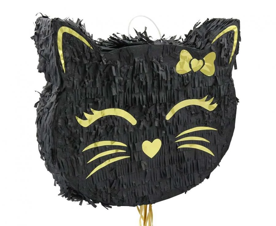 Piñata fekete macska, 35 x 7.5 x 3 7 cm