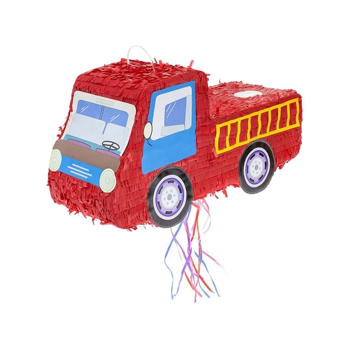 Tűzoltóautó piñata - 47 cm x 17 cm x 25,5 cm