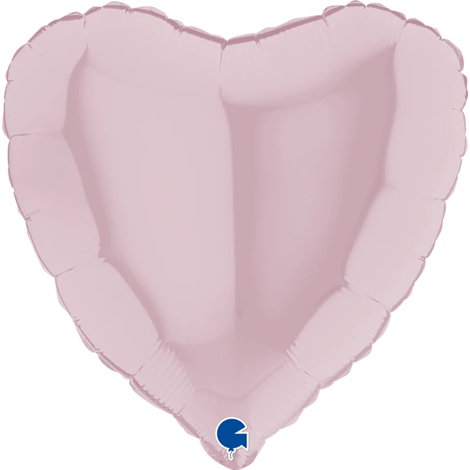 45 cm-es pink szív fólia lufi