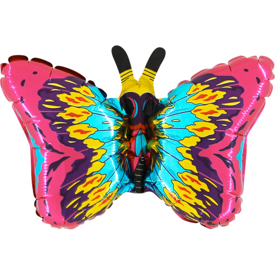 Mini - Pillangó fólia lufi, 30 cm