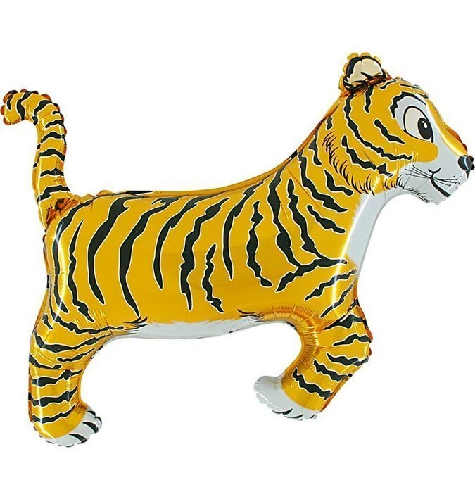 Mini - Tigris fólia lufi, 30 cm