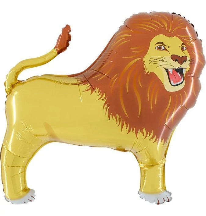 Mini - Oroszlán fólia lufi, 30 cm