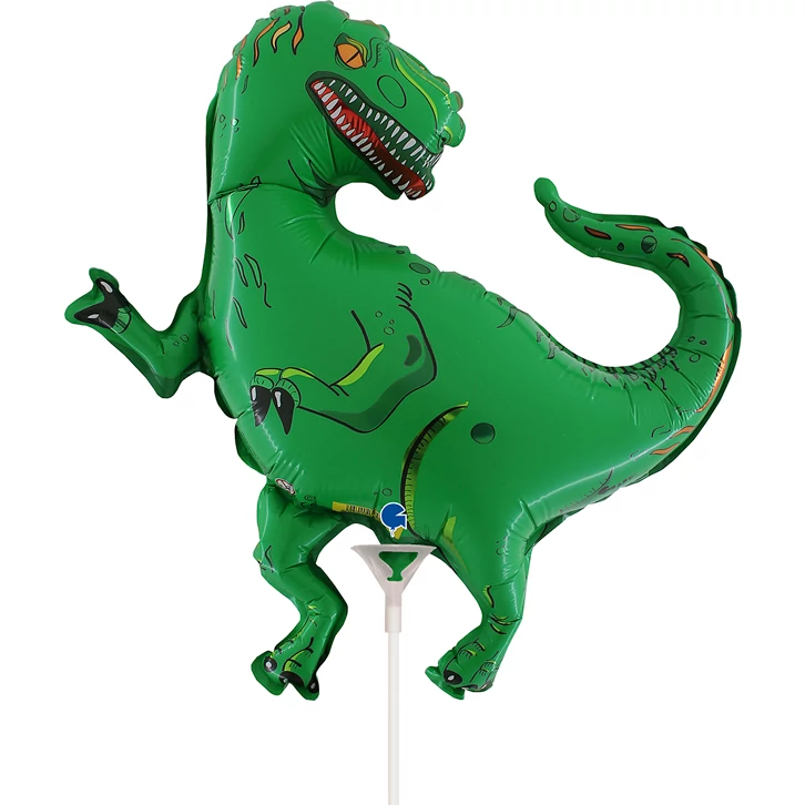 Mini - Zöld dinoszaurusz fólia lufi