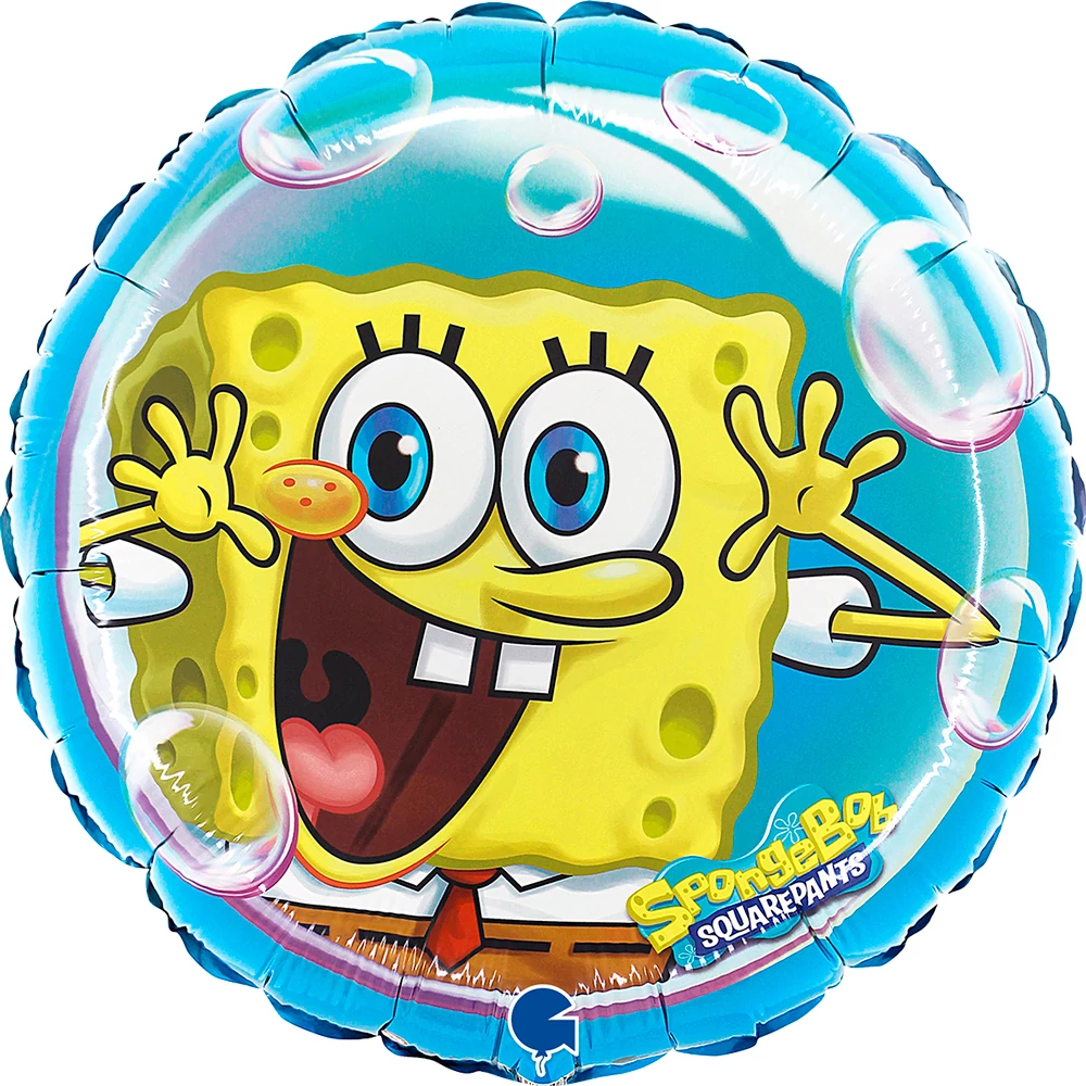 45 cm-es Spongyabob kerek fólia lufi