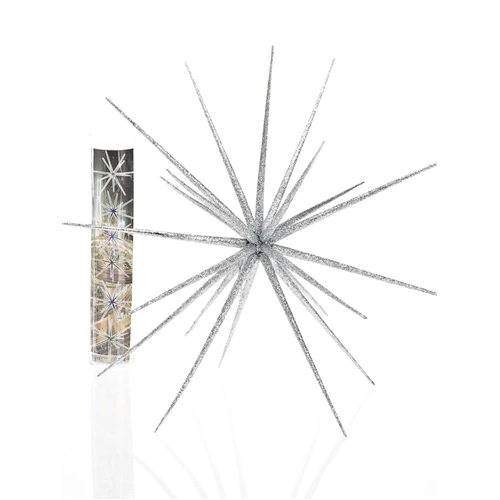 Ezüst karácsonyi csillag 37 cm