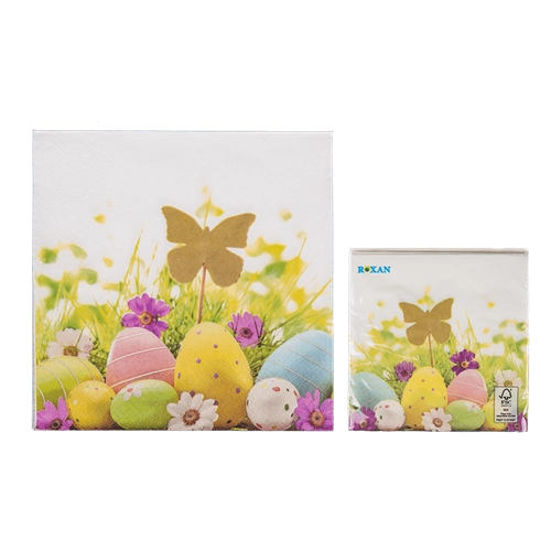 Húsvéti szalvéta - 33 cm x 33 cm, 3 rétegű, 20 db / csomag