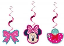 Minnie pöttyös függő dekoráció 3 db/cs / P84905