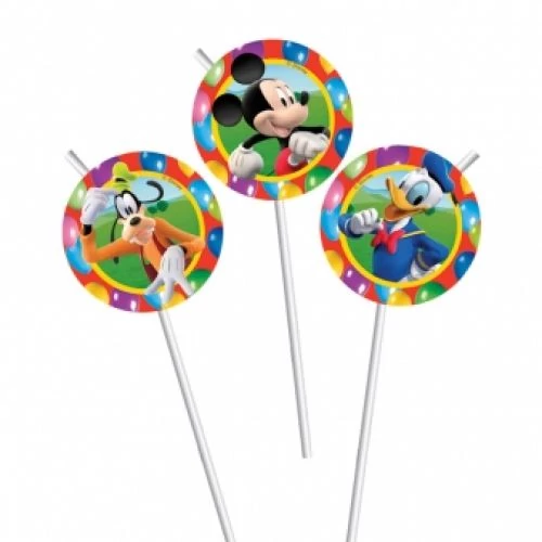 Mickey Party time szívószál 6 db/cs