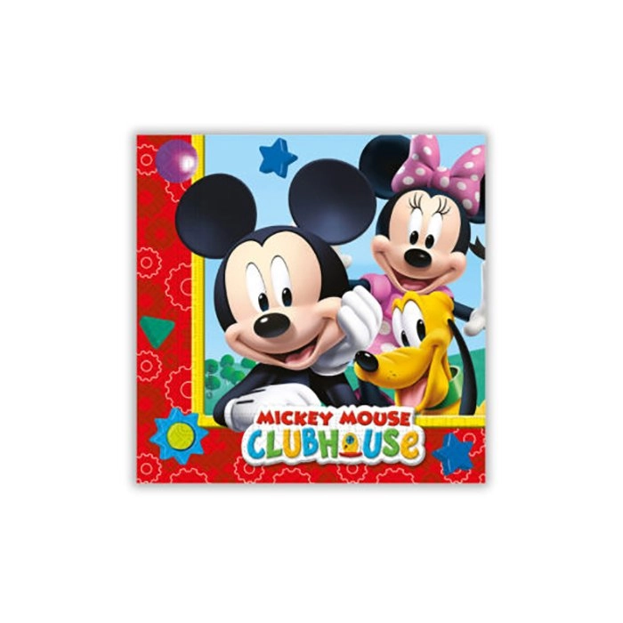 Mickey Playful szalvéta - 33 cm x 33 cm, 2 rétegű, 20 db / csomag