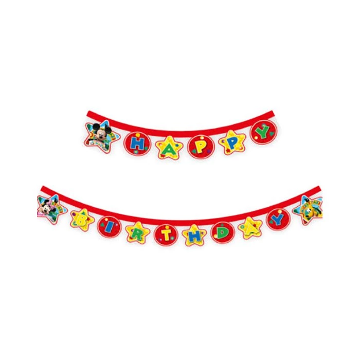 Mickey Playful Happy Birthday felirat