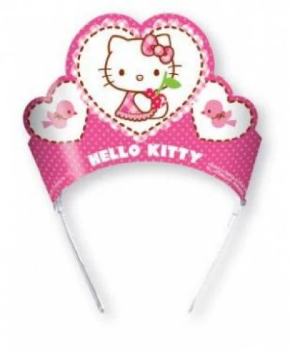Hello Kitty Hearts tiara 6 db/cs