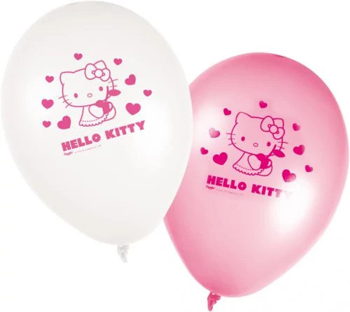 Hello Kitty Hearts léggömb 8 db/cs