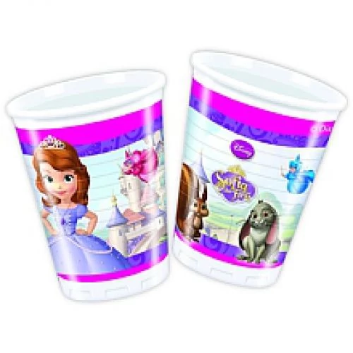 Sofia műanyag pohár 200 ml 8 db/cs