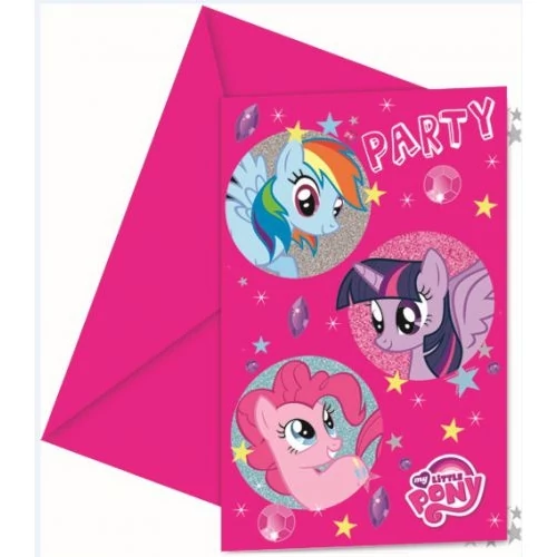 My Little Pony Sparkle meghívó 6 db/cs