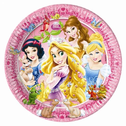 Princess & Animals tányér 20 cm 8 db/cs
