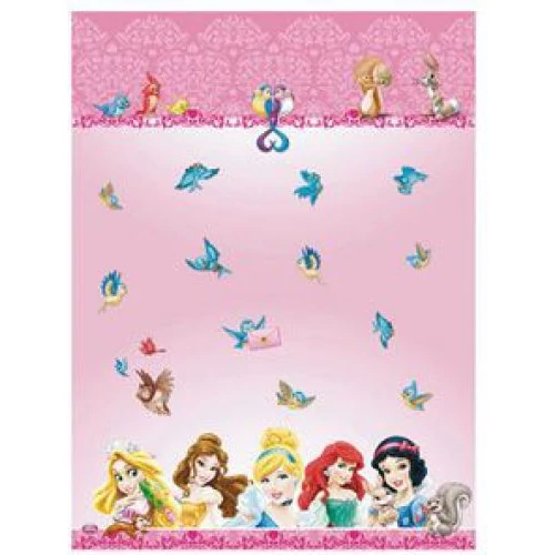 Princess & Animals műanyag asztalterítő 120 x 180 cm
