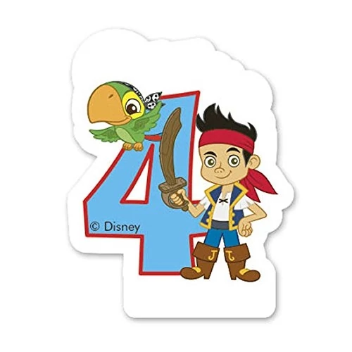 Jake a kalóz számgyertya 4