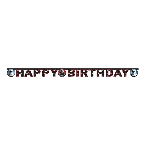Star Wars Happy Birthday felirat