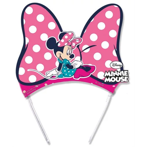 Minnie pöttyös tiara 6 db/cs