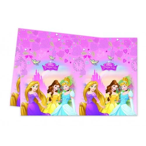 Disney Princess műanyag asztalterítő - 120 cm x 180 cm