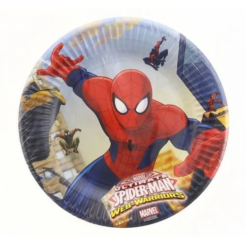 Pókember Warriors tányér 20 cm 8 db/cs