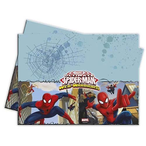 Pókember Web Warriors műanyag asztalterítő 120x180 cm