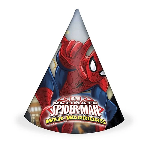 Pókember Web Warriors csákó 6 db/cs