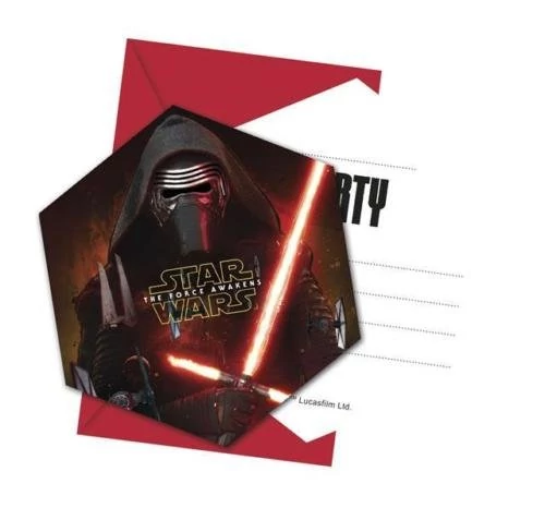 Star Wars 7 meghívó 6 db/cs