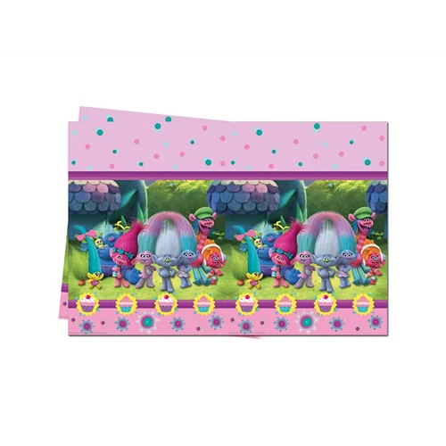 Trolls műanyag asztalterítő 120 x 180 cm
