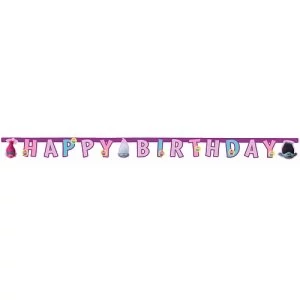 Trolls Happy Birthday felirat