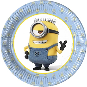 Minion 20 cm-es papírtányér 8 db/cs