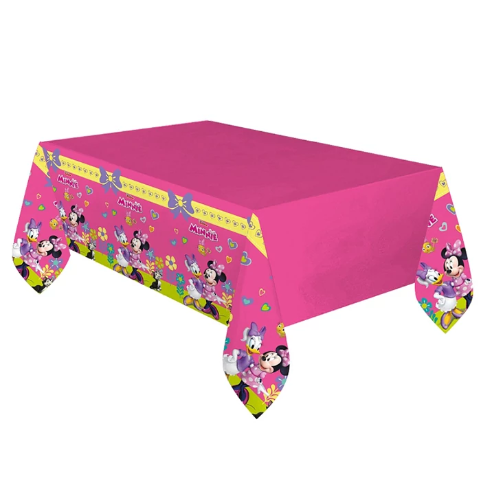Minnie Happy Helpers műanyag asztalterítő - 120 cm x 180 cm