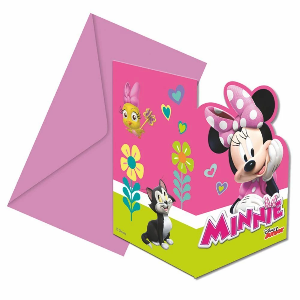 Minnie Happy Helpers meghívó 6 db/cs