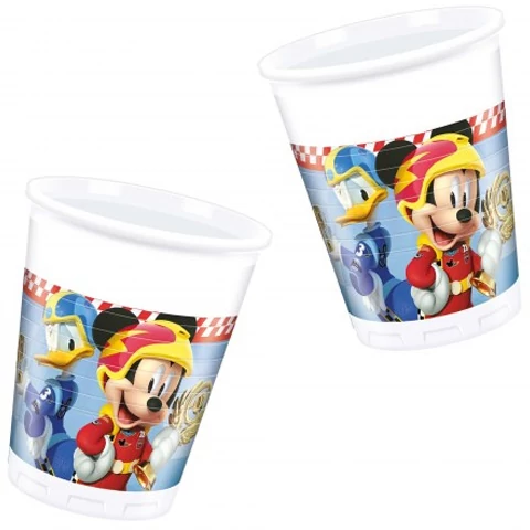 Mickey Junior Roadster műanyag pohár 200 ml 8 db/cs