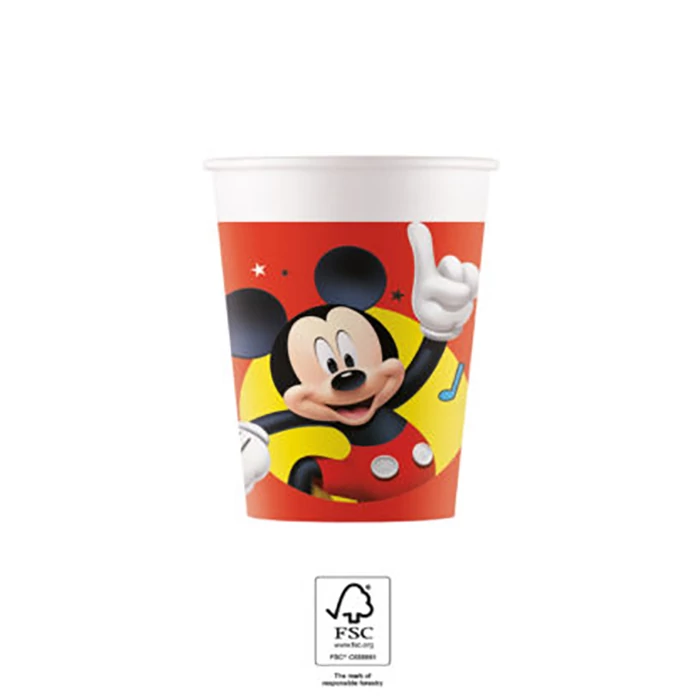 Mickey Playful papírpohár - 200 ml, 8 db / csomag