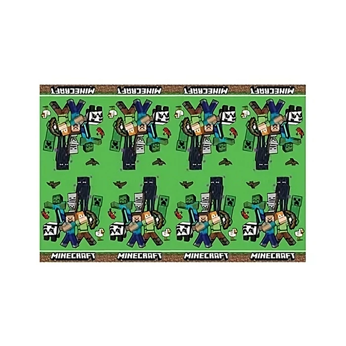 Minecraft műanyag asztalterítő - 120 cm x 180 cm