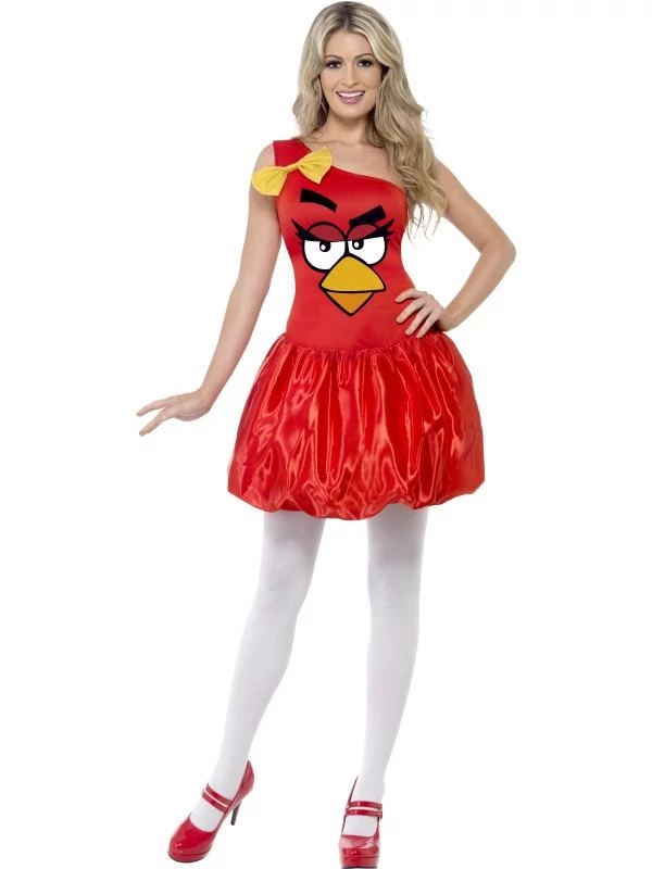 Piros Angry Birds jelmez hölgyeknek L-es méretben