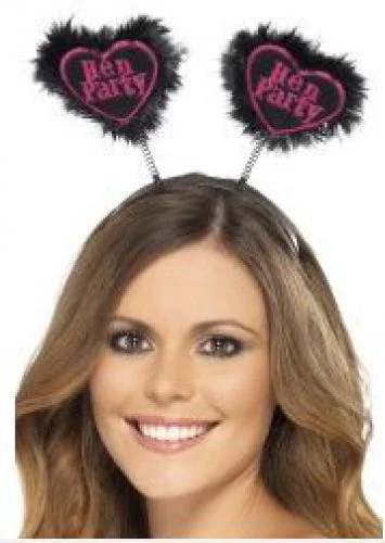 Fekete Hen Party hajpánt