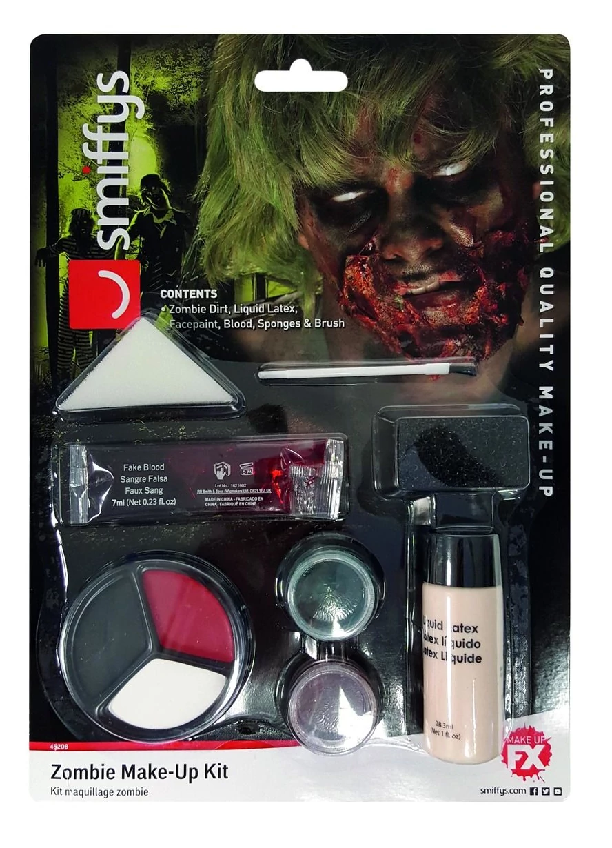 Zombie arcfesték szett