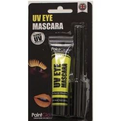 UV fényben világító citromsárga szempillaspirál, 15 ml