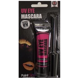 UV fényben világító pink szempillaspirál, 15 ml
