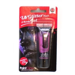 UV fényben világító pink testfesték 10 ml