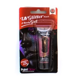UV fényben világító magenta testfesték 10 ml