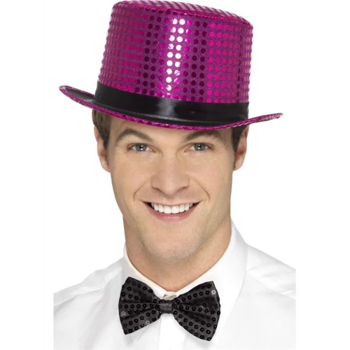 Pink glitteres kalap
