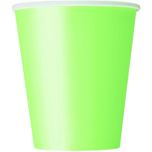Almazöld papír pohár 270 ml 8 db/cs