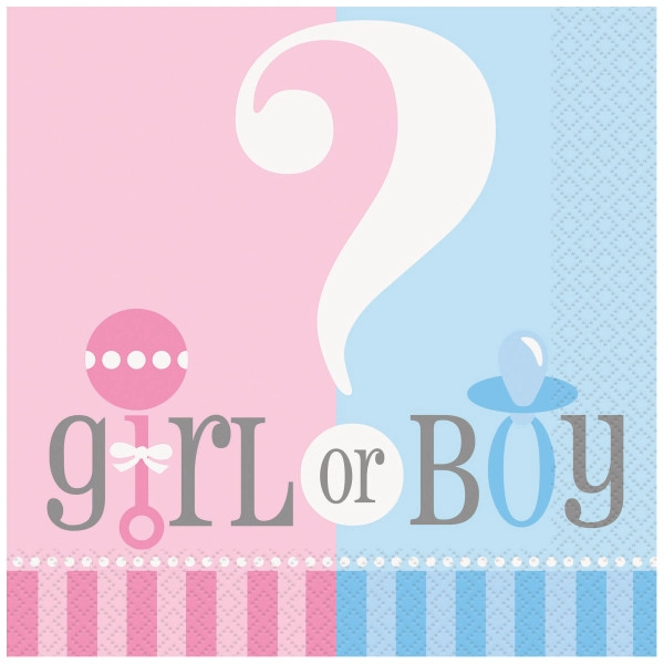 Girl or boy szalvéta, 20db