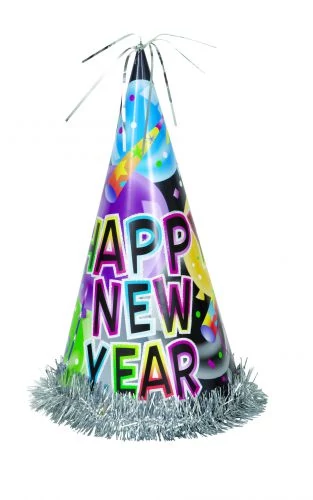 33 cm-es Happy New Year lufis csákó